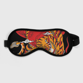 Маска для сна 3D с принтом Год тигра , внешний слой — 100% полиэфир, внутренний слой — 100% хлопок, между ними — поролон |  | год  тигра | дикий | звери | кошки | полосы | тигр | тигровые мотивы | хищник