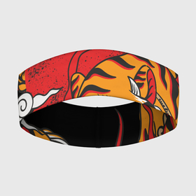 Повязка на голову 3D с принтом Год тигра в Курске,  |  | год  тигра | дикий | звери | кошки | полосы | тигр | тигровые мотивы | хищник