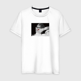 Мужская футболка хлопок с принтом MAFIA 1 в Курске, 100% хлопок | прямой крой, круглый вырез горловины, длина до линии бедер, слегка спущенное плечо. | art | bts | rm | кореец | парень | рисунок | рм