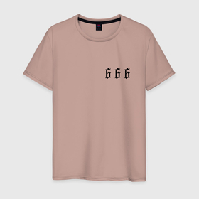 Мужская футболка хлопок с принтом Морген 666 в Белгороде, 100% хлопок | прямой крой, круглый вырез горловины, длина до линии бедер, слегка спущенное плечо. | 666 | morgenshtern | морген | моргенштерн | реп | утренняя звезда