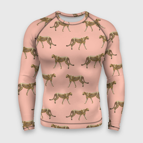 Мужской рашгард 3D с принтом Гепарды на розовом в Санкт-Петербурге,  |  | Тематика изображения на принте: африка | гепард | гепарды | иллюстрация | коты | кошки | крупные кошки | паттерн | пятна | розовый | сафари
