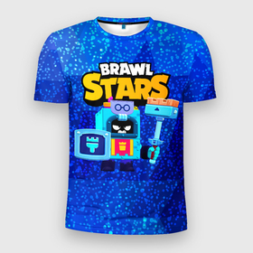 Мужская футболка 3D спортивная с принтом Ash Brawl Stars Эш  в Белгороде, 100% полиэстер с улучшенными характеристиками | приталенный силуэт, круглая горловина, широкие плечи, сужается к линии бедра | ash | brawl | brawl stars | brawlstars | brawl_stars | аш | бравл | бравлстарс | эш