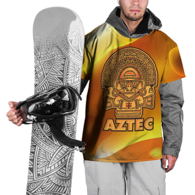 Накидка на куртку 3D с принтом Aztec Ацтеки в Тюмени, 100% полиэстер |  | Тематика изображения на принте: ацтеки | ацтекская империя | индеец | индейцы | символ | фигурка