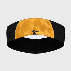 Повязка на голову 3D с принтом Путь самурая ,  |  | астрономический | бусидо | луна | мир | самурай