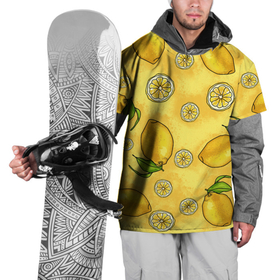 Накидка на куртку 3D с принтом Лимончик в Тюмени, 100% полиэстер |  | вечеринка | другу | еда | лимон | подруге | фрукты