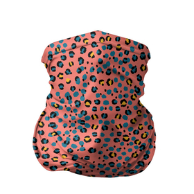 Бандана-труба 3D с принтом Леопардовый принт на розовом в Екатеринбурге, 100% полиэстер, ткань с особыми свойствами — Activecool | плотность 150‒180 г/м2; хорошо тянется, но сохраняет форму | абстракция | африканский | леопардовые пятна | леопардовый принт | розовый | сафари