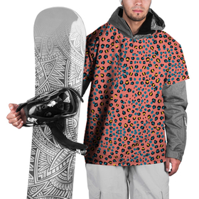 Накидка на куртку 3D с принтом Леопардовый принт на розовом , 100% полиэстер |  | абстракция | африканский | леопардовые пятна | леопардовый принт | розовый | сафари