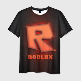 Мужская футболка 3D с принтом ROBLOX NEON RED в Кировске, 100% полиэфир | прямой крой, круглый вырез горловины, длина до линии бедер | neon | roblox | игра | компьютерная игра | логотип | неон | онлайн | онлайн игра | роблакс | роблокс