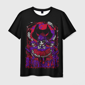 Мужская футболка 3D с принтом Trio BabyMetal , 100% полиэфир | прямой крой, круглый вырез горловины, длина до линии бедер | alternative | baby metal | babymetal | metall | music | rock | trio | альтернатива | девочки | каваий метал | металл | музыка | рок | трио