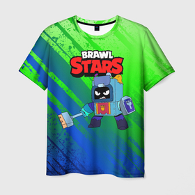 Мужская футболка 3D с принтом Ash Brawl Stars Эш  в Белгороде, 100% полиэфир | прямой крой, круглый вырез горловины, длина до линии бедер | ash | brawl | brawl stars | brawlstars | brawl_stars | аш | бравл | бравлстарс | эш