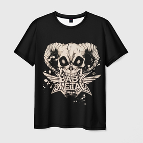 Мужская футболка 3D с принтом BabyMetal в челюстях демона в Санкт-Петербурге, 100% полиэфир | прямой крой, круглый вырез горловины, длина до линии бедер | alternative | baby metal | babymetal | demon | metall | music | rock | альтернатива | демон | каваий метал | металл | музыка | рок | череп