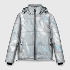 Мужская зимняя куртка 3D с принтом Голографическая текстура в Белгороде, верх — 100% полиэстер; подкладка — 100% полиэстер; утеплитель — 100% полиэстер | длина ниже бедра, свободный силуэт Оверсайз. Есть воротник-стойка, отстегивающийся капюшон и ветрозащитная планка. 

Боковые карманы с листочкой на кнопках и внутренний карман на молнии. | голографическая | голография | метал | паттерн | текстура | текстура метала | тренд | фольга