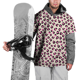 Накидка на куртку 3D с принтом Леопардовый принт розовый в Курске, 100% полиэстер |  | бежевый | леопард | леопардовый принт | молочный цвет | пятнистый | розовый