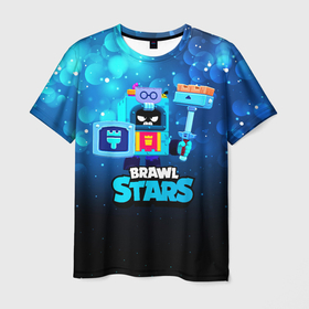 Мужская футболка 3D с принтом Ash Brawl Stars Эш  в Белгороде, 100% полиэфир | прямой крой, круглый вырез горловины, длина до линии бедер | Тематика изображения на принте: ash | brawl | brawl stars | brawlstars | brawl_stars | аш | бравл | бравлстарс | эш
