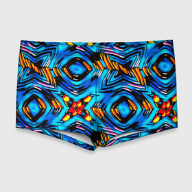 Мужские купальные плавки 3D с принтом Желто синий абстрактный узор в Новосибирске, Полиэстер 85%, Спандекс 15% |  | геометрический | желтый | модный | плетение | синий | современный | яркий синий