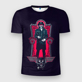 Мужская футболка 3D спортивная с принтом King Lemmy , 100% полиэстер с улучшенными характеристиками | приталенный силуэт, круглая горловина, широкие плечи, сужается к линии бедра | alternative | metall | motorhead | music | rock | альтернатива | лемми | металл | моторхед | моторхэд | музыка | рок