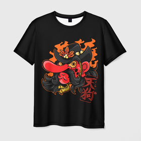 Мужская футболка 3D с принтом Японский Лемми в Белгороде, 100% полиэфир | прямой крой, круглый вырез горловины, длина до линии бедер | alternative | metall | motorhead | music | rock | альтернатива | лемми | металл | моторхед | моторхэд | музыка | рок