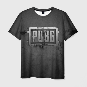 Мужская футболка 3D с принтом PUBG STONE | ПАБГ КАМЕНЬ , 100% полиэфир | прямой крой, круглый вырез горловины, длина до линии бедер | battlegrounds | playerunknowns | pubg | згип | игра | камень | компьютерная игра | пабг | пубг | текстура | трещины | шутер