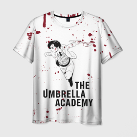 Мужская футболка 3D с принтом Number 5 | The Umbrella Academy (Z) в Санкт-Петербурге, 100% полиэфир | прямой крой, круглый вырез горловины, длина до линии бедер | 5 | dark horse comics | netflix | number 5 | the umbrella academy | umbrella | академия амбрелла | комикс | комильфо | номер 5 | реджинальд харгривз | харгривз | хэйзел