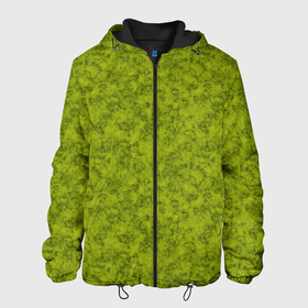 Мужская куртка 3D с принтом Зеленый мраморный узор  в Белгороде, ткань верха — 100% полиэстер, подклад — флис | прямой крой, подол и капюшон оформлены резинкой с фиксаторами, два кармана без застежек по бокам, один большой потайной карман на груди. Карман на груди застегивается на липучку | Тематика изображения на принте: зеленый | зеленый мрамор | каменный | модный | мраморный | современный