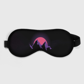 Маска для сна 3D с принтом горы на фоне заката в Белгороде, внешний слой — 100% полиэфир, внутренний слой — 100% хлопок, между ними — поролон |  | 80s | горы | закат | киберпанк | минимализм | неон | неоновый закат | розовое солнце | розовый | фиолетовый