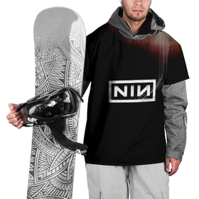 Накидка на куртку 3D с принтом Cyber NIN в Ухте, 100% полиэстер |  | alternative | metall | music | nin | nine inch nails | rock | альтернатива | металл | музыка | найн ич нэилс | рок | трент резнор