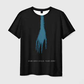 Мужская футболка 3D с принтом Hand of NIN в Белгороде, 100% полиэфир | прямой крой, круглый вырез горловины, длина до линии бедер | alternative | metall | music | nin | nine inch nails | rock | альтернатива | металл | музыка | найн ич нэилс | рок