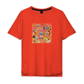 Мужская футболка хлопок Oversize с принтом MAYOT в Курске, 100% хлопок | свободный крой, круглый ворот, “спинка” длиннее передней части | mayot | альбом | заправка кид 2 | обложка | обложка альбома | хип хоп