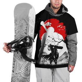 Накидка на куртку 3D с принтом Берсерк силуэт Гатса в Белгороде, 100% полиэстер |  | Тематика изображения на принте: berserk | аниме | берсерк | бирсерк | гатс | гатц | клеймо