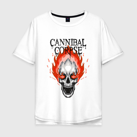 Мужская футболка хлопок Oversize с принтом Cannibal Corpse | Труп Каннибала (Z) в Курске, 100% хлопок | свободный крой, круглый ворот, “спинка” длиннее передней части | cannibal | cannibal corpse | corpse | death metal | deathgrind | алекс уэбстер | брутальный дэт метал | дэт метал | дэтграйнд | пол мазуркевич | роб барретт | труп каннибала