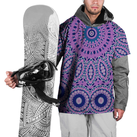 Накидка на куртку 3D с принтом Сиреневый калейдоскоп  в Курске, 100% полиэстер |  | Тематика изображения на принте: абстрактный | арабский | восточный | калейдоскоп | летний | орнамент | сиреневый | современный | фольклор | этнический
