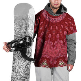 Накидка на куртку 3D с принтом Красно розовый калейдоскоп в Тюмени, 100% полиэстер |  | восточный | калейдоскоп | красный | красный калейдоскоп | круглый орнамент | орнамент | этнический