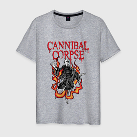 Мужская футболка хлопок с принтом Cannibal Corpse | Труп Каннибала (Z) в Санкт-Петербурге, 100% хлопок | прямой крой, круглый вырез горловины, длина до линии бедер, слегка спущенное плечо. | cannibal | cannibal corpse | corpse | death metal | deathgrind | алекс уэбстер | брутальный дэт метал | дэт метал | дэтграйнд | пол мазуркевич | роб барретт | труп каннибала