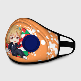 Маска из неопрена с принтом Yachi Hitoka | Haikyu | Волейбол (Z) в городе Новоалтайск, неопрен 100% | Форма огибающая нос. Резинки для ушей с дополнительной резинкой на затылке. Клапан для выдоха для активного дыхания при занятиях спортом. Эластичный материал маски и окантовки для лучшего растяжения и прилегания маски.  | haikuu | haikyu | haikyuu | yachi hitoka | волейбол | сёё | сёё хината | спортивная манга | хайку | хайкю | хината