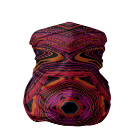 Бандана-труба 3D с принтом Абстрактный калейдоскоп в Тюмени, 100% полиэстер, ткань с особыми свойствами — Activecool | плотность 150‒180 г/м2; хорошо тянется, но сохраняет форму | абстракция | калейдоскоп | краски