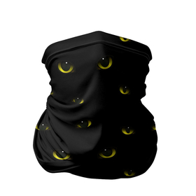 Бандана-труба 3D с принтом Кошачьи глаза в Екатеринбурге, 100% полиэстер, ткань с особыми свойствами — Activecool | плотность 150‒180 г/м2; хорошо тянется, но сохраняет форму | взгляд | глаза | глаза кошки | кот | кошачьи | хитрый взгляд