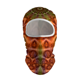 Балаклава 3D с принтом Оранжево-оливковый калейдоскоп в Санкт-Петербурге, 100% полиэстер, ткань с особыми свойствами — Activecool | плотность 150–180 г/м2; хорошо тянется, но при этом сохраняет форму. Закрывает шею, вокруг отверстия для глаз кайма. Единый размер | Тематика изображения на принте: калейдоскоп | коричневый | круглый орнамент | модный | мозаика | мозаичный узор | оливковый | оранжевый | орнамент | этнический