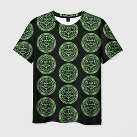 Мужская футболка 3D с принтом Пентаграмма Весы в Курске, 100% полиэфир | прямой крой, круглый вырез горловины, длина до линии бедер | весы | заклинание | круг | магический круг | магия | пентаграма | пентаграмма весы | символы | симметрия | узор | хвост феи