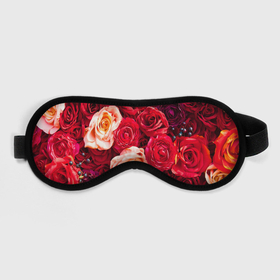 Маска для сна 3D с принтом Букет роз , внешний слой — 100% полиэфир, внутренний слой — 100% хлопок, между ними — поролон |  | большие | букет | девушкам | красивые | пышные | розы | цветы | яркие