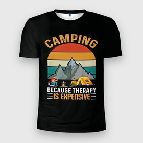 Мужская футболка 3D спортивная с принтом Camping , 100% полиэстер с улучшенными характеристиками | приталенный силуэт, круглая горловина, широкие плечи, сужается к линии бедра | camp | camping | retro | travel | винтаж | интроверт | кемпинг | отдых | отпуск | приключение | ретро | социопат | туризм | турист | туристические | юмор