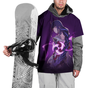 Накидка на куртку 3D с принтом БААЛ | BAAL | ГЕНШИН в Санкт-Петербурге, 100% полиэстер |  | anime | baal | game | аниме | архонт | баал | геншин | игра | импакт | молитва | молнии | фиолетовый | электро