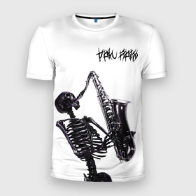 Мужская футболка 3D спортивная с принтом Daku Raito / Phonk в Тюмени, 100% полиэстер с улучшенными характеристиками | приталенный силуэт, круглая горловина, широкие плечи, сужается к линии бедра | dakuraito | phonk | скелет | фонк | череп