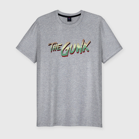 Мужская футболка хлопок Slim с принтом The Gunk , 92% хлопок, 8% лайкра | приталенный силуэт, круглый вырез ворота, длина до линии бедра, короткий рукав | gamers | games | gunk | xbox | иллюстрация