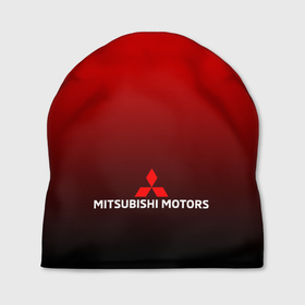 Шапка 3D с принтом MITSUBISHI красно-черный градиент в Новосибирске, 100% полиэстер | универсальный размер, печать по всей поверхности изделия | mitsubishi | mitsubishi motors | градиент | красно черный градиент | красночерный | красный | логотип митсубиси | митсубиси | митсубиси моторс | митсубиси паджеро | митсубиши лансер | митсубишио | черный