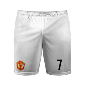 Мужские шорты спортивные с принтом Роналду Манчестер Юнайтед в Белгороде,  |  | manchester | ronaldo | криштиану | манчестер | мю | роналду | юнайтед