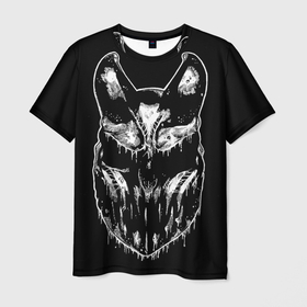 Мужская футболка 3D с принтом slaughter to prevail , 100% полиэфир | прямой крой, круглый вырез горловины, длина до линии бедер | deadcore | heavymetall | metall family | аниме | дэткор | металлист | рок