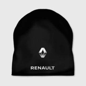 Шапка 3D с принтом Renault логотип на черном фоне , 100% полиэстер | универсальный размер, печать по всей поверхности изделия | Тематика изображения на принте: renault | renault clio | renault duster | renault logan | renault logo | renault sport | renault twizy | reno | рено | рено дастер | рено клио | рено логан | рено лого на черном фоне | рено логотип | рено спорт