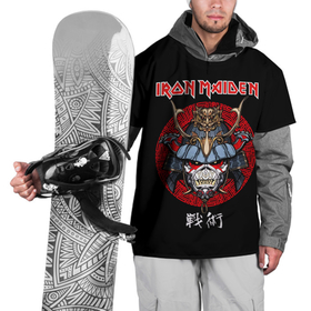 Накидка на куртку 3D с принтом Iron Maiden, Senjutsu , 100% полиэстер |  | Тематика изображения на принте: iron maiden | senjutsu | айрон мейден | группы | музыка | рок | самурпй | хеви метал | череп