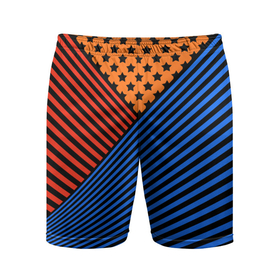Мужские шорты спортивные с принтом Комбинированный полосатый узор в Санкт-Петербурге,  |  | абстрактный | геометрический | звезды | комбинированный | косые полосы | молодежный | полосатый узор | полосы | популярный | современный