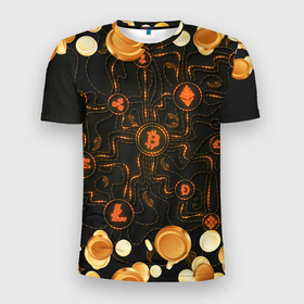 Мужская футболка 3D спортивная с принтом Криптовалюта | Crypto (Z) в Санкт-Петербурге, 100% полиэстер с улучшенными характеристиками | приталенный силуэт, круглая горловина, широкие плечи, сужается к линии бедра | binance coin | bitcoin | blockchain | btc | cardano | crypto | ethereum | litecoin | polkadot | tether | xrp | биткоин | блокчейн | валюта | деньги | криптовалюта | майнер | майнинг | цифровая валюта | цифровое золото | эфир